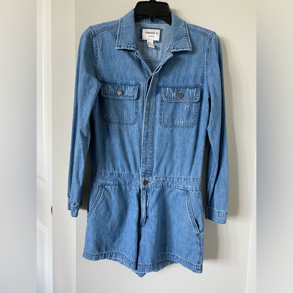 Forever 21 Jean Romper